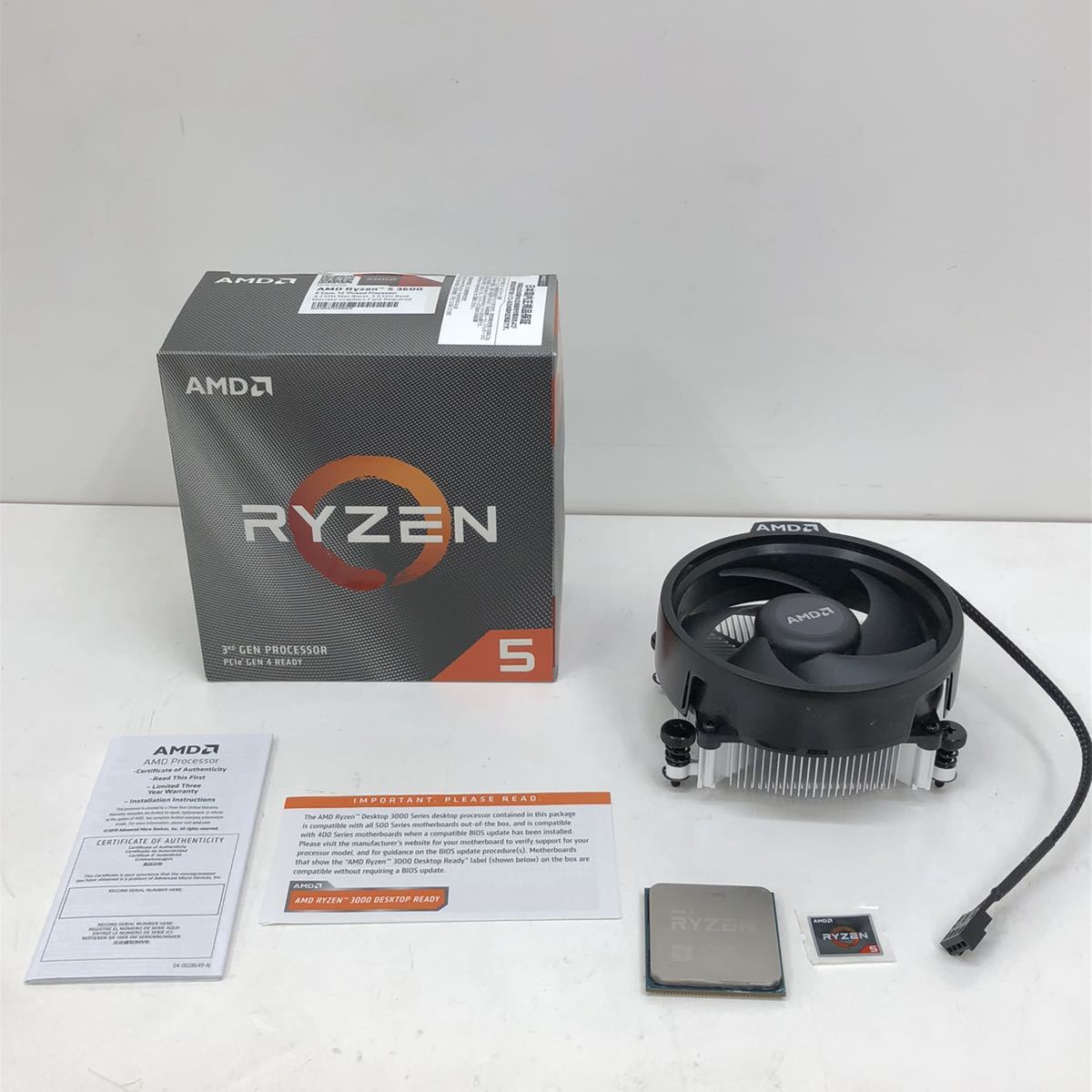 AMD Ryzen 5 3600 BOX　動作確認済 動作未確認】AMD Ryzen 5 3600 BOX 日本国内正規品 に興味を持っていただき