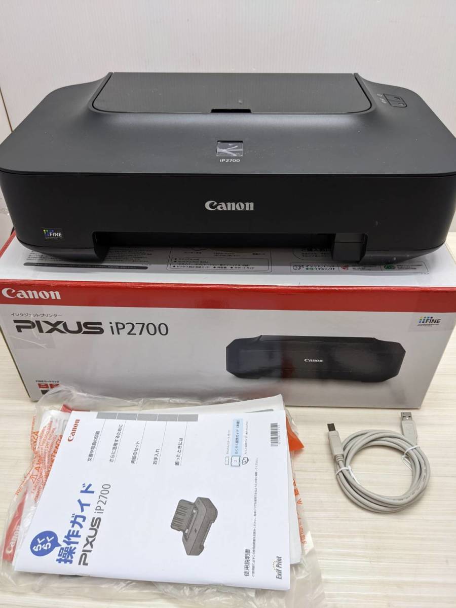 お買い得，人気SALE S68976 Canon PIXUS iP2700 キャノン ピクサス プリンター インクジェットプリンター(A4プリンタ)｜売買されたオークション情報、yahooの商品情報をアーカイブ公開 - オークファン キヤノン