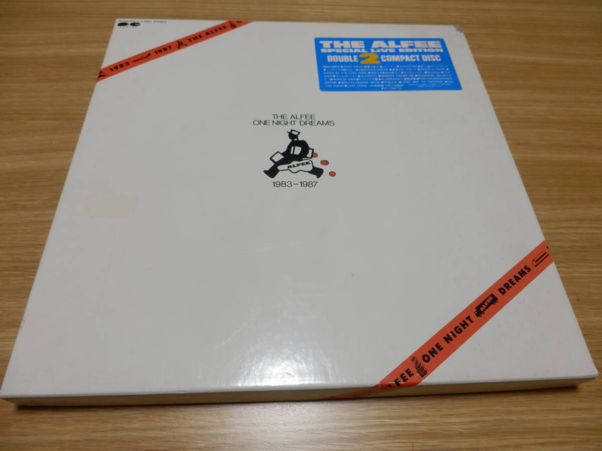THE ALFEE CD2枚組「ONE NIGHT DREAMS 1983-1987 SPECIAL LIVE EDITION