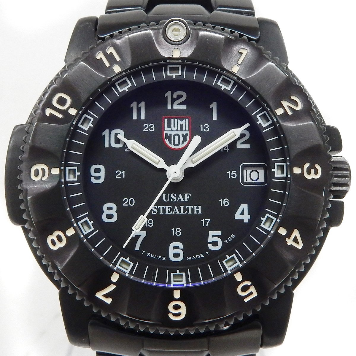 ルミノックス ナイトホークF-117 3400純正コマ 5コマ＋頭とバックル部分 ルミノックス ナイトホークF-117 3400純正コマ 5コマ＋頭と