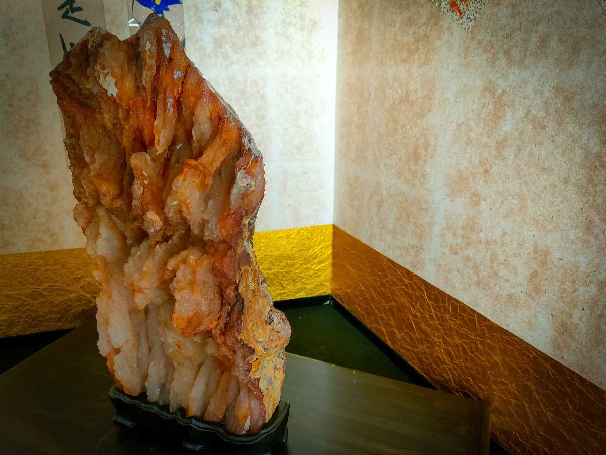 崑崙暮嶺】〜枝幸瑪瑙の特撰逸品〜北海道 赤めのう カーネリアン