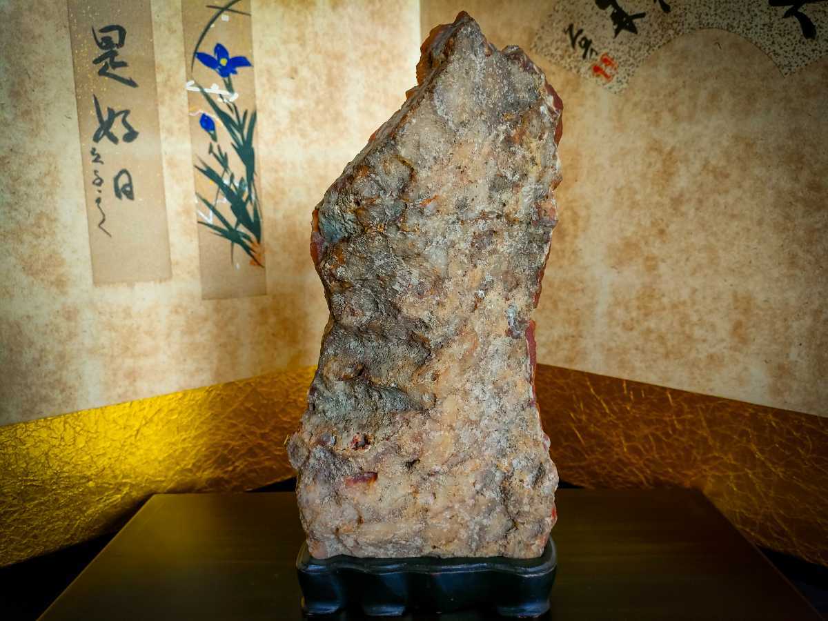 崑崙暮嶺】〜枝幸瑪瑙の特撰逸品〜北海道 赤めのう カーネリアン