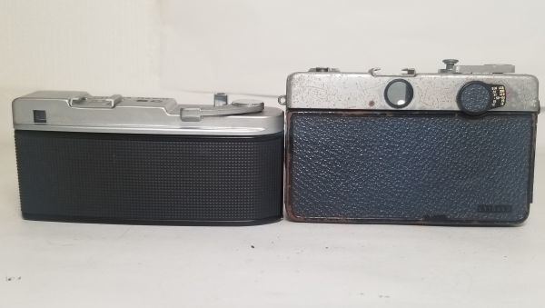 カメラ、光学機器 YASHICA フィルムカメラ YASHICA等 4台 など 【未点検・未清掃】コンパクトフィルムカメラ yashica / FUJICA / Contax