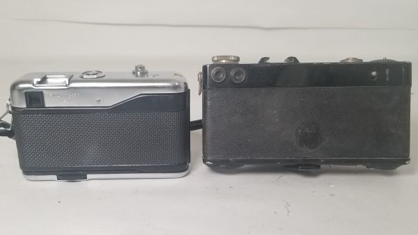カメラ、光学機器 YASHICA フィルムカメラ YASHICA等 4台 など 【未点検・未清掃】コンパクトフィルムカメラ yashica / FUJICA / Contax