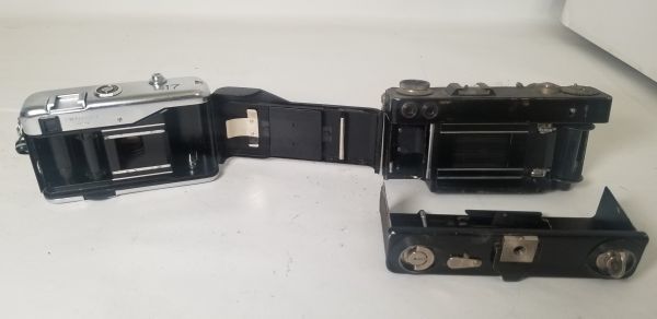 カメラ、光学機器 YASHICA フィルムカメラ YASHICA等 4台 など 【未点検・未清掃】コンパクトフィルムカメラ yashica / FUJICA / Contax