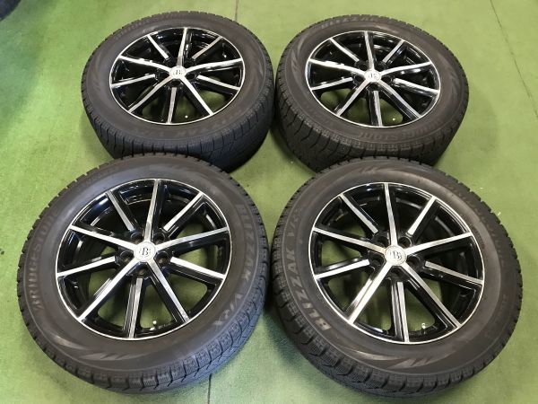 送料無料 スタッドレスセット ブリヂストン ブリザック VRX 225/55R17