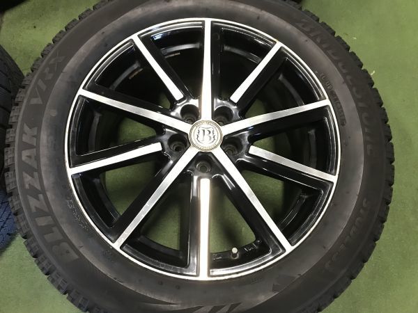 送料無料 スタッドレスセット ブリヂストン ブリザック VRX 225/55R17