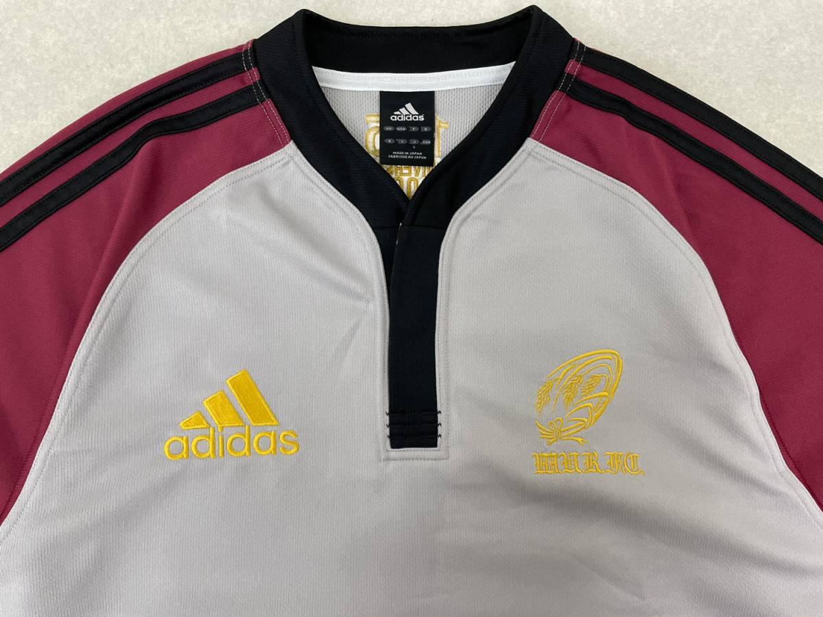 Wc858 デッドストック 日本製 adidas アディダス 早稲田大学 ラグビー 