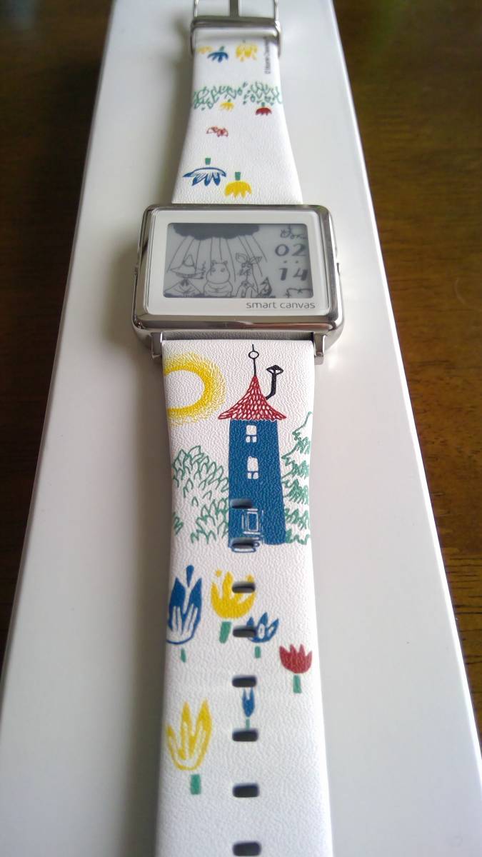 smart canvas EPSON スマートキャンバス『ムーミン谷の一日』 腕時計