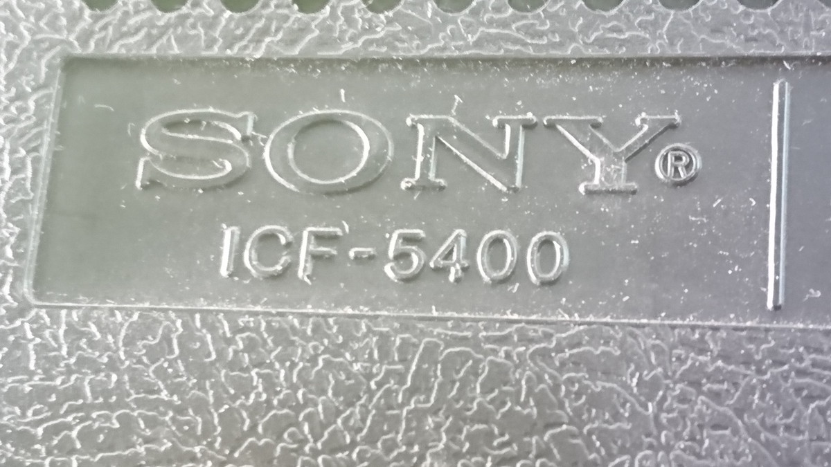 A11-062 ☆SONY ソニー トランジスタラジオ ICF-5400 昭和レトロ