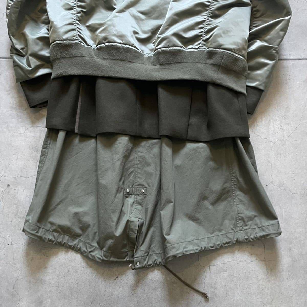 希少 20aw Sacai サカイ / size 3 MA-1 ジャケット コート 