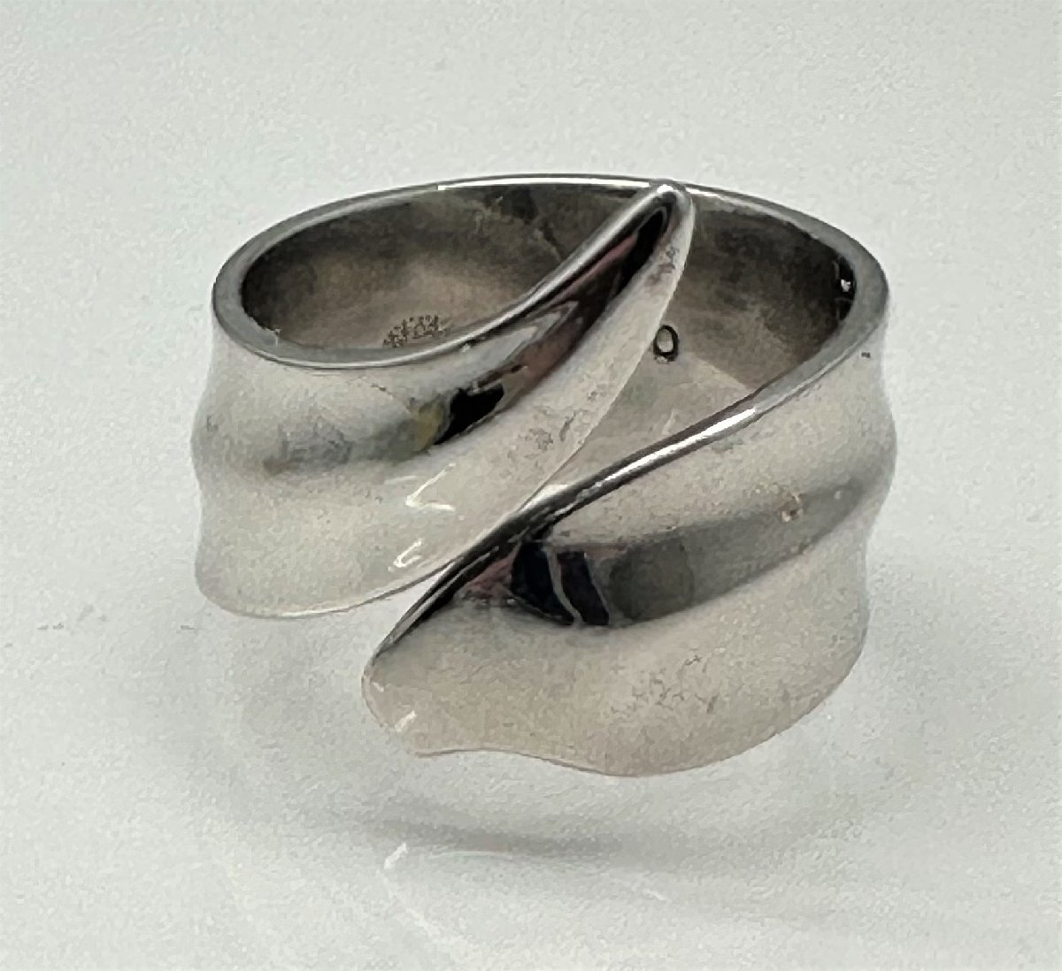 GEORG JENSEN ジョージジェンセン リング 約9号リーフ 330 シルバー925 