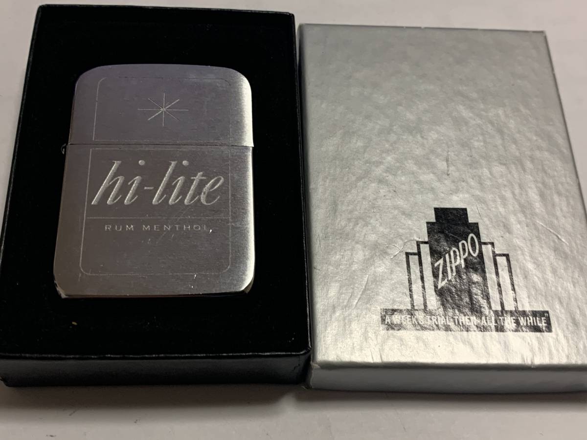 ハイライト メンソール MENTHOL RUM hi-lite ジッポー ZIPPO - 2004年 