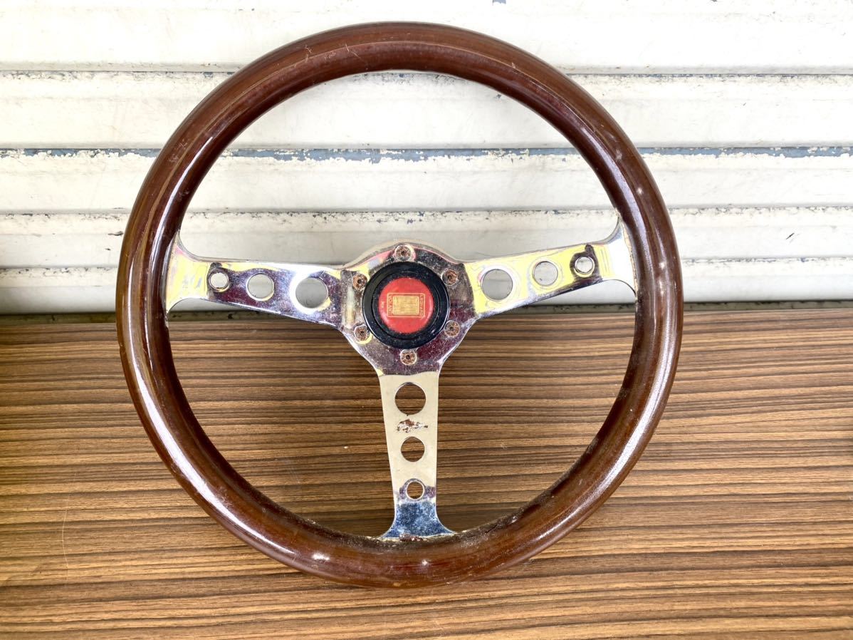 LEONARD VOLANTI レオナルド ウッド ステアリング 旧車 公式通販 当時物 ウッドステアリング ハンドル ウッドハンドル | ウッドステアリング35cm ボランチ 0 35φ