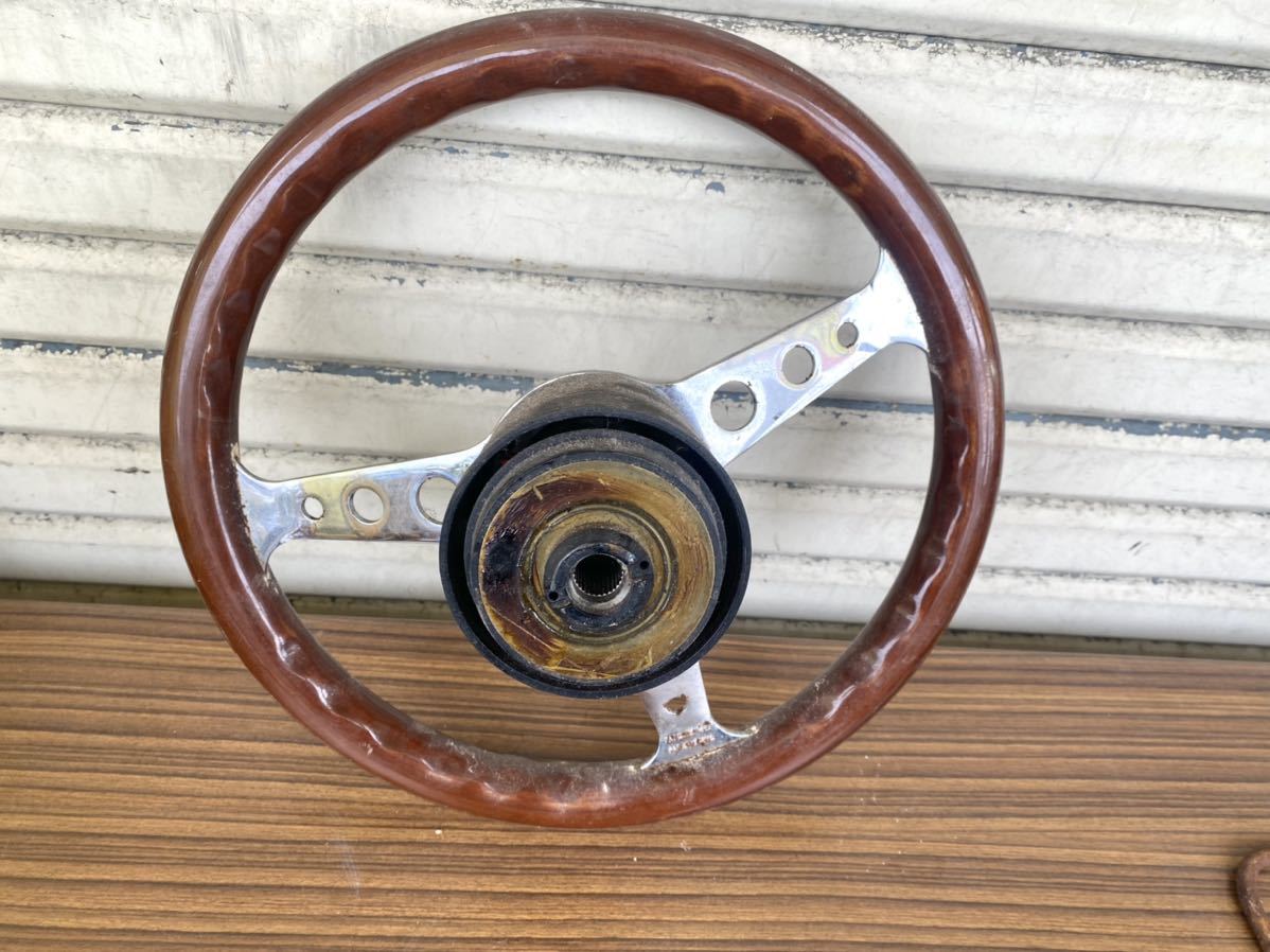 LEONARD VOLANTI レオナルド ウッド ステアリング 旧車 公式通販 当時物 ウッドステアリング ハンドル ウッドハンドル | ウッドステアリング35cm ボランチ 0 35φ