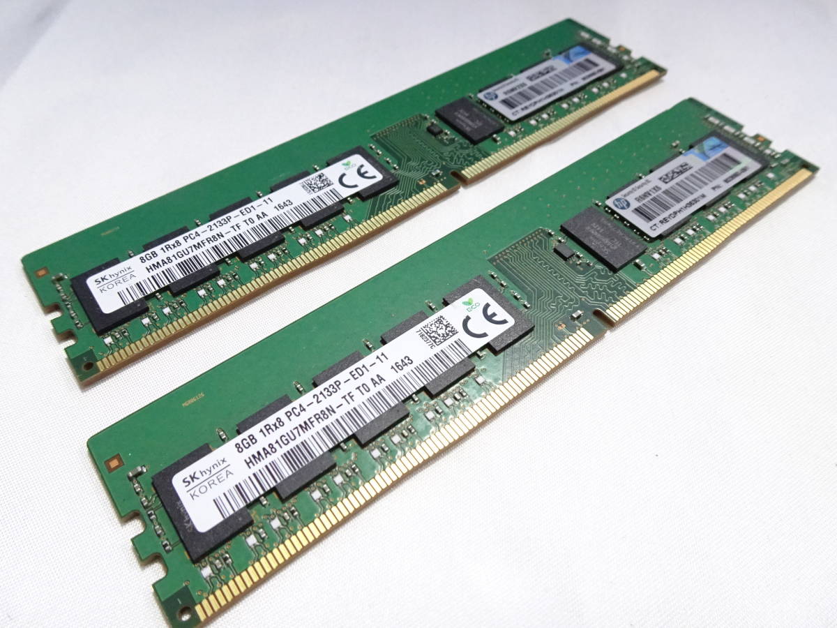 DDR4-2133p 16GB(8GB×2)SKhynix サーバ用メモリ 【公式通販】