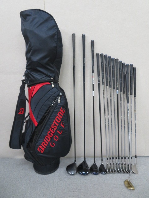 【SALE，定番人気】 D649 BRIDGESTONE ブリヂストン TOURSTAGE 他 メンズゴルフクラブ１５本セット Ｄｒ２本入り(セット)｜売買されたオークション情報、yahooの商品情報をアーカイブ公開 - オークファン 男性右きき用