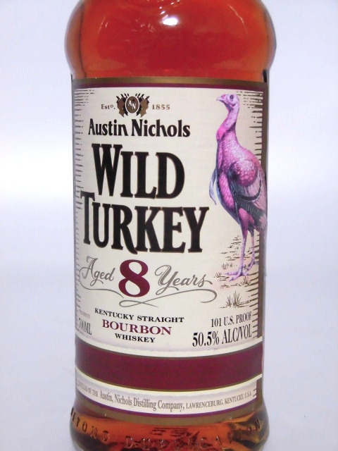 ワイルドターキーWILD TURKEY 8年1L 旧ボトル