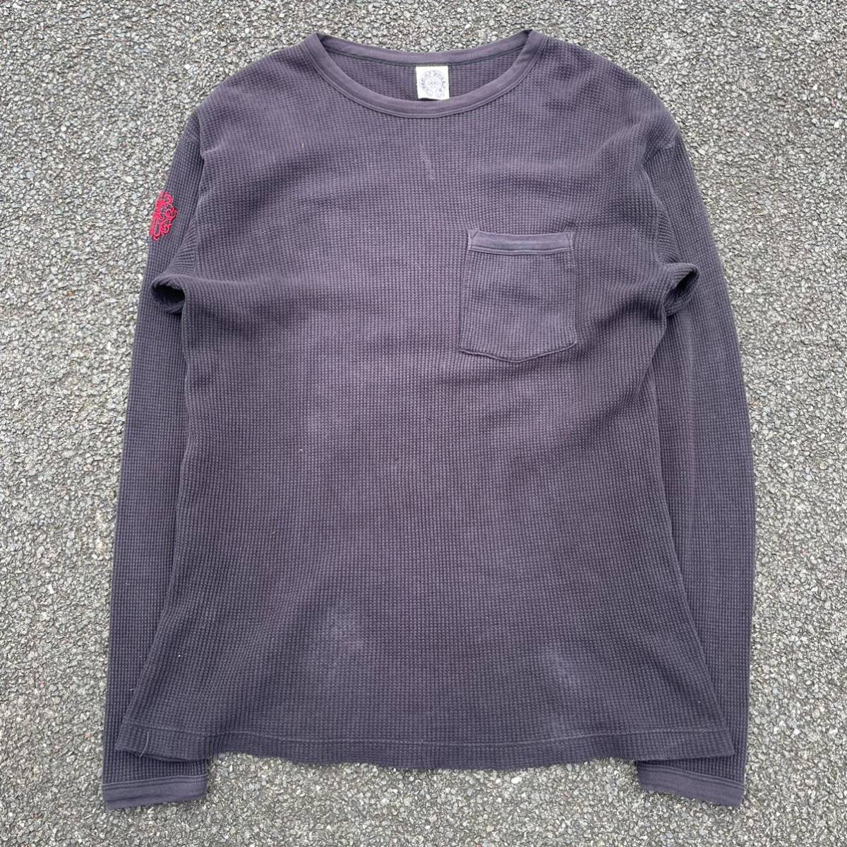 希少 Chrome Hearts thermal tee クロムハーツ サーマル ロゴ 長袖 T 