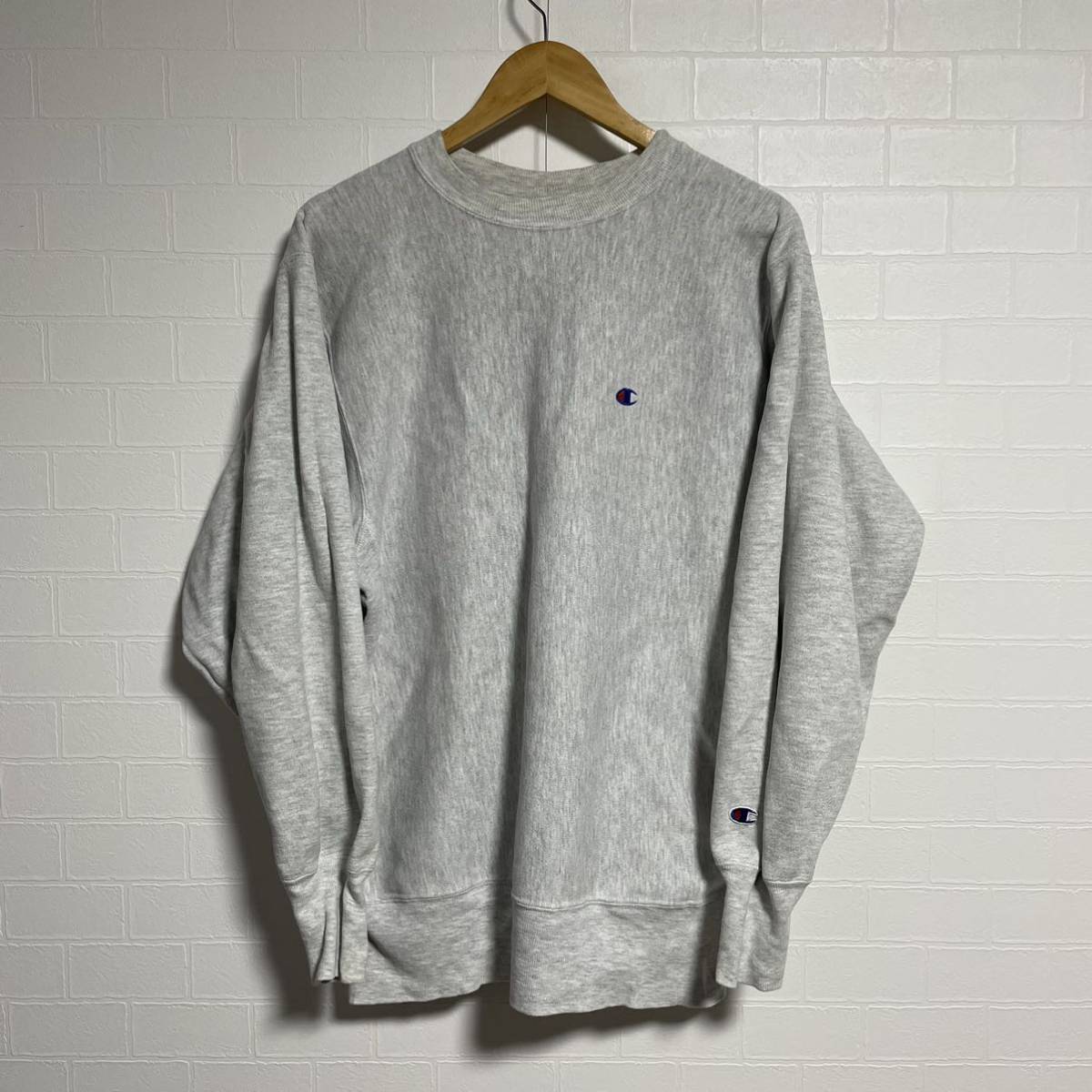 Champion チャンピオン REVERSE WEAVE リバースウィーブ スウェット トレーナー 刺繍タグ 無地 メンズ サイズL T751