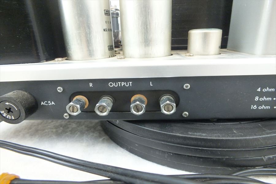 ☆ LUXMAN ラックスマン MQ60 真空管アンプ 中古 現状品 221007K4252 MQ60 LUXMAN ラックスマン 真空管ステレオパワーアンプ MQ60の仕様 □□LUXMAN