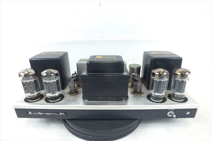 ☆ LUXMAN ラックスマン MQ60 真空管アンプ 中古 現状品 221007K4252 MQ60 LUXMAN ラックスマン 真空管ステレオパワーアンプ MQ60の仕様 □□LUXMAN
