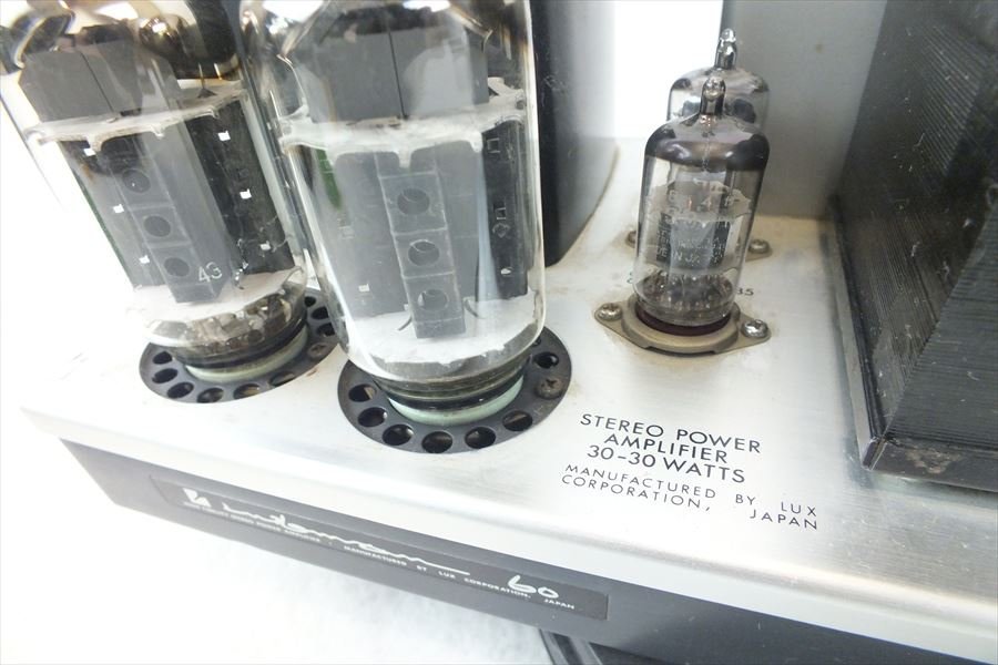 ☆ LUXMAN ラックスマン MQ60 真空管アンプ 中古 現状品 221007K4252 MQ60 LUXMAN ラックスマン 真空管ステレオパワーアンプ MQ60の仕様 □□LUXMAN