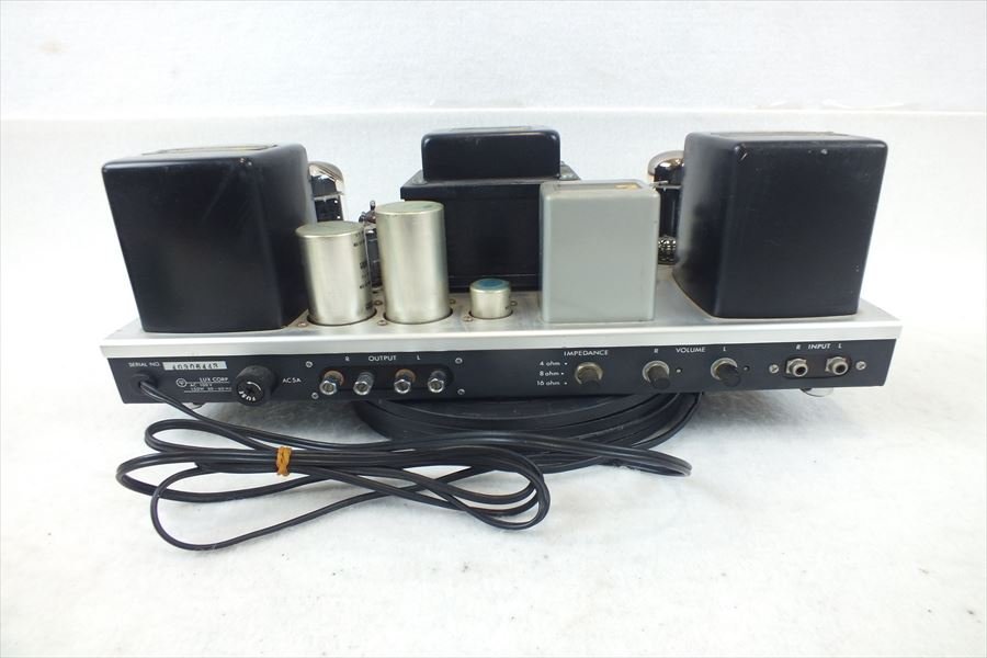 ☆ LUXMAN ラックスマン MQ60 真空管アンプ 中古 現状品 221007K4252 MQ60 LUXMAN ラックスマン 真空管ステレオパワーアンプ MQ60の仕様 □□LUXMAN