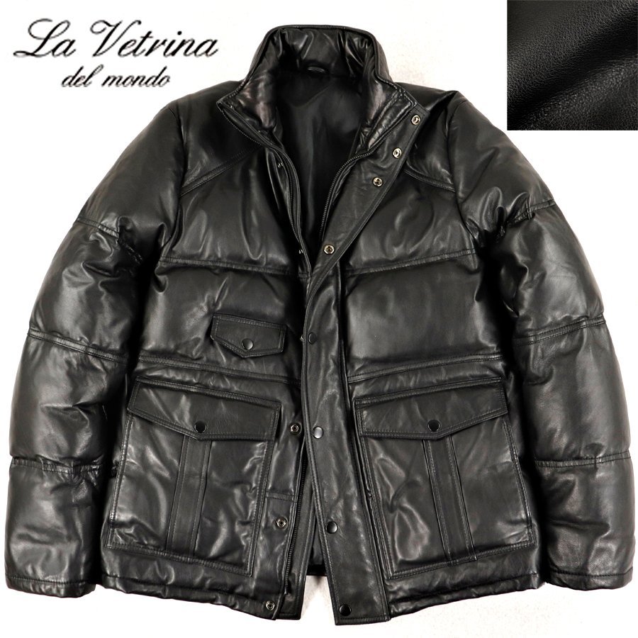 極上！ 美品 La Vetrina del mondo ラ ベトリーナ デル モンド 羊革 