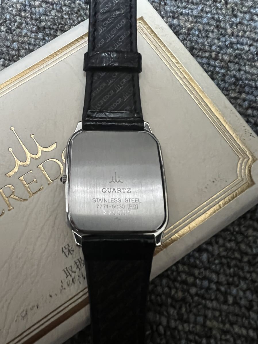 SEIKO セイコー CREDOR クレドール 7771-5030 シルバー文字盤 ゴールド