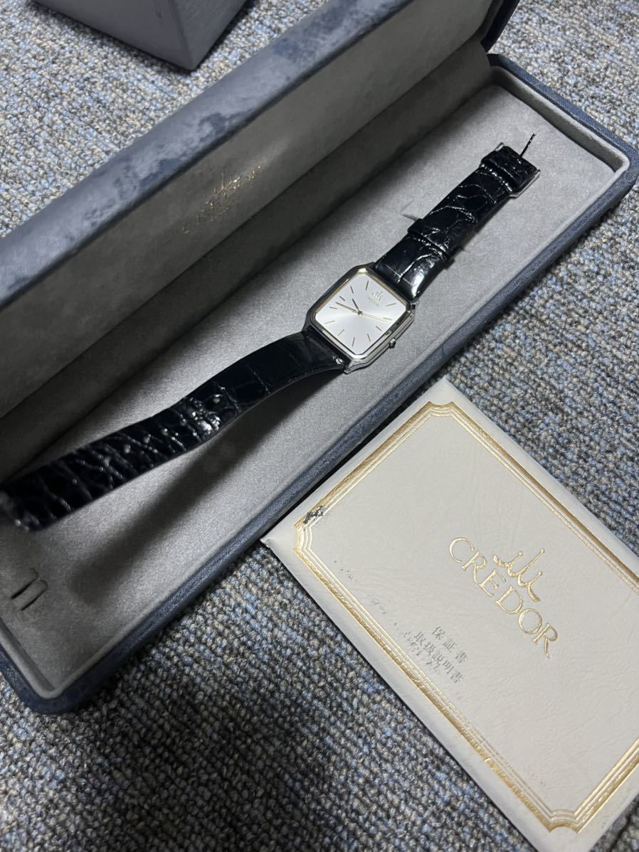 SEIKO セイコー CREDOR クレドール 7771-5030 シルバー文字盤 ゴールド