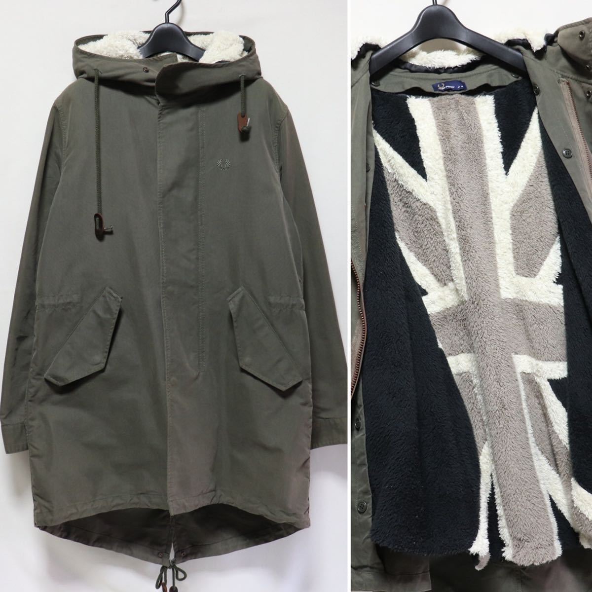 【限定セール，人気SALE】 商品 Fred perry ユニオンジャック/ボア ライナー/モッズコート/フレッドペリー/ミリタリー/ジャケット コート(ジャケット、上着)｜売買されたオークション情報、yahooの商品情報をアーカイブ 男性用