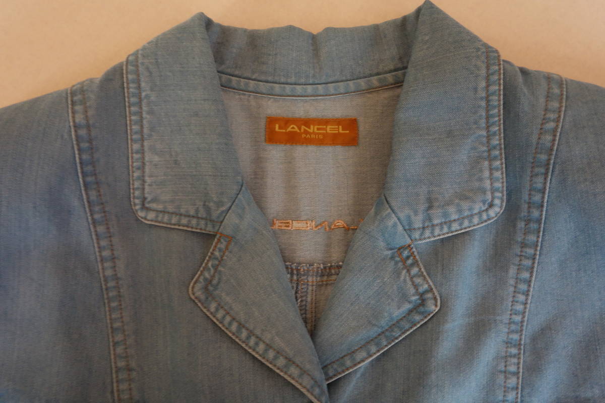 ○未使用品 LANCEL ランセル レディース ロングワンピース 9AR 長袖 