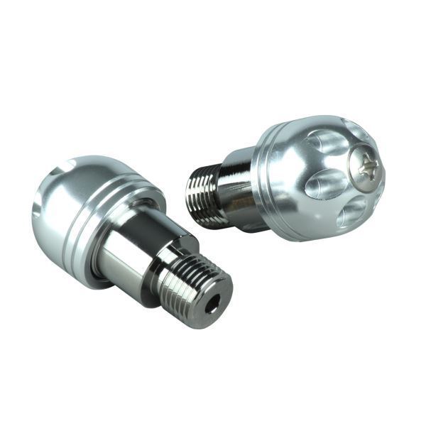 マジェスティS/Majesty-S(XC155/2014-2020) 用 ビッグバーエンドキャップ M16(ウェイトタイプ) シルバー＿ポッシュフェイス/POSH_1