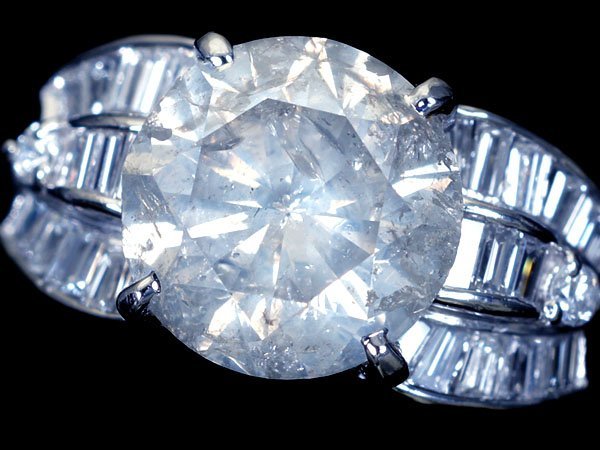 【人気定番，新品】 1円 ジュエリー極 超 サイズ 超特大天然1粒ダイヤモンド3.142ct＆脇ダイヤ0.52ct 高級Pt900リング h5388vil(プラチナ台)｜売買されたオークション情報、yahooの商品情報をアーカイブ公開 - オークフ プラチナ台