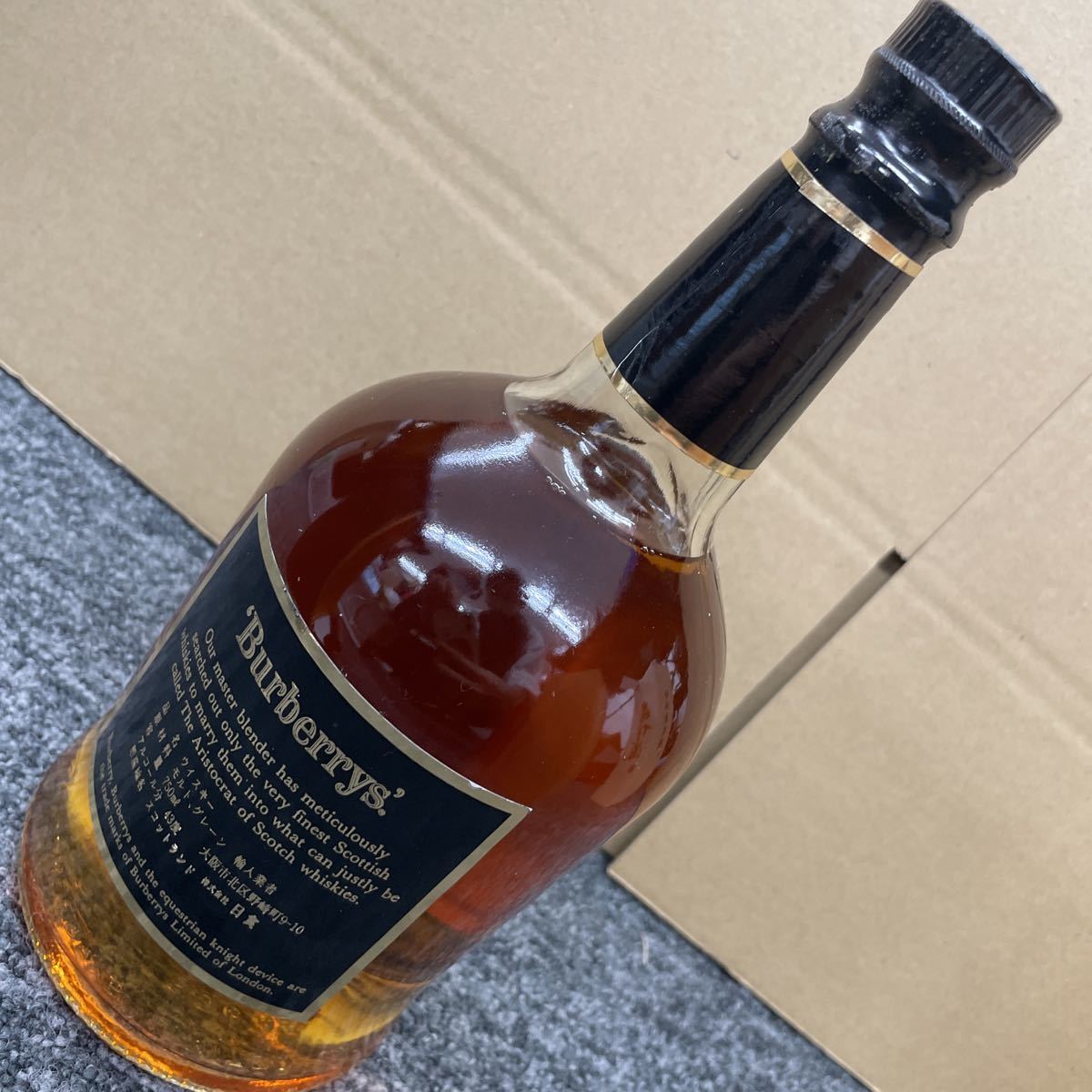 1. ☆未開栓☆ BURBERRYS 15年 バーバリー スコッチ ウイスキー 750ml