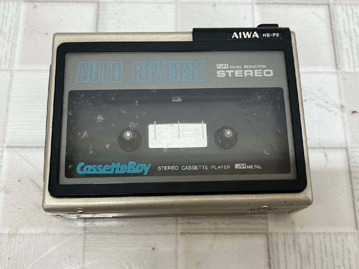 △3173　ジャンク品　オーディオ機器　カセットプレイヤー　AIWA　HS-P2　アイワ　カセットボーイ SONY ウォークマン アイワ 6個まとめ《ジャンク》 CF オーディオデッキ