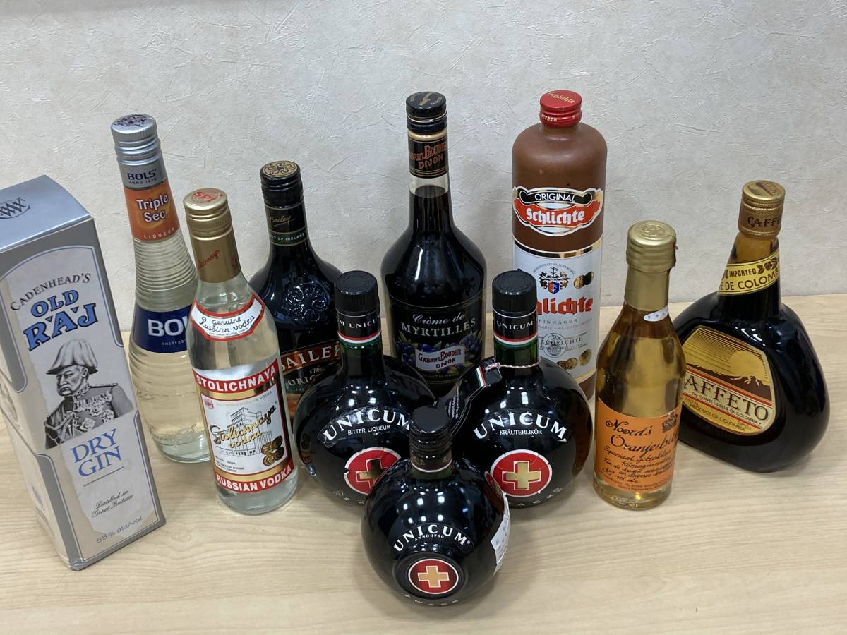 1円～ 古酒 未開封 リキュール スピリッツ 11本 おまとめ セット ジン