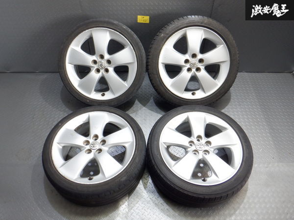 新作入荷，限定SALE トヨタ 純正 ZVW30 プリウス Sツーリング 17インチ 7J +50 PCD100 5H 5穴 タイヤ ホイール 4本 ZVW50 ZN6 ウィッシュ 等に(ラジアルタイヤ)｜売買されたオークション情報、yahooの商品情報をアーカイブ公 5穴