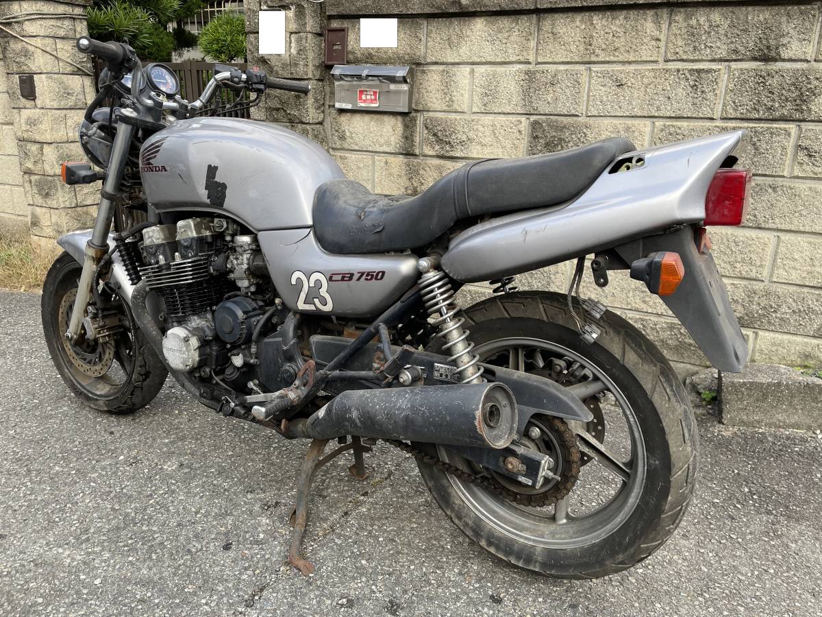 CB750 ホンダ RC42 不動 教習車 - 書類無 鍵付き 部品取り 引取限定 