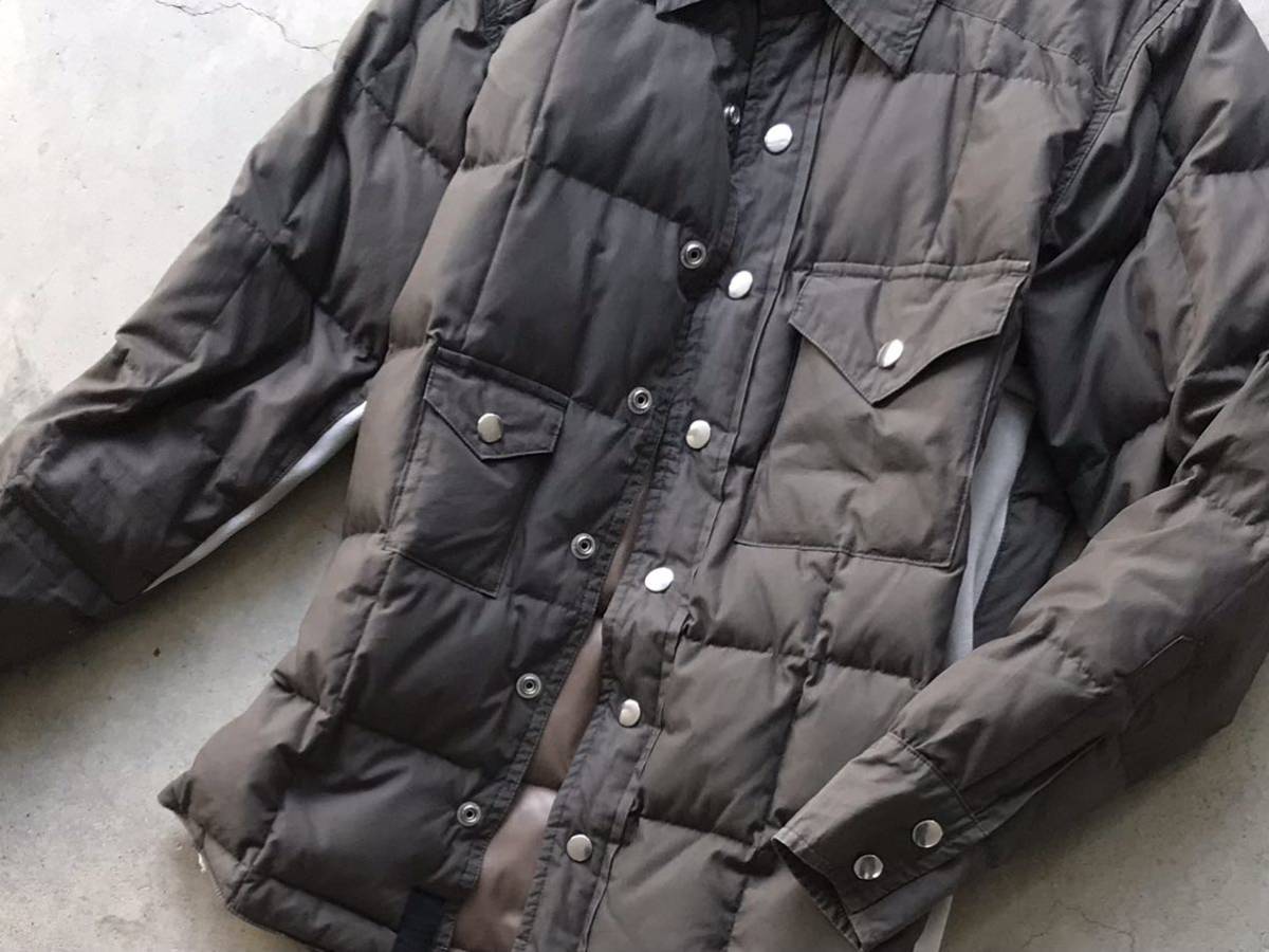 AD2013 Mountain Research [Down Shirt] S マウンテンリサーチ ジェネラルリサーチ メンズ ブルゾン ダウンジャケット Research - Mountain Dynamics Futures Mindful