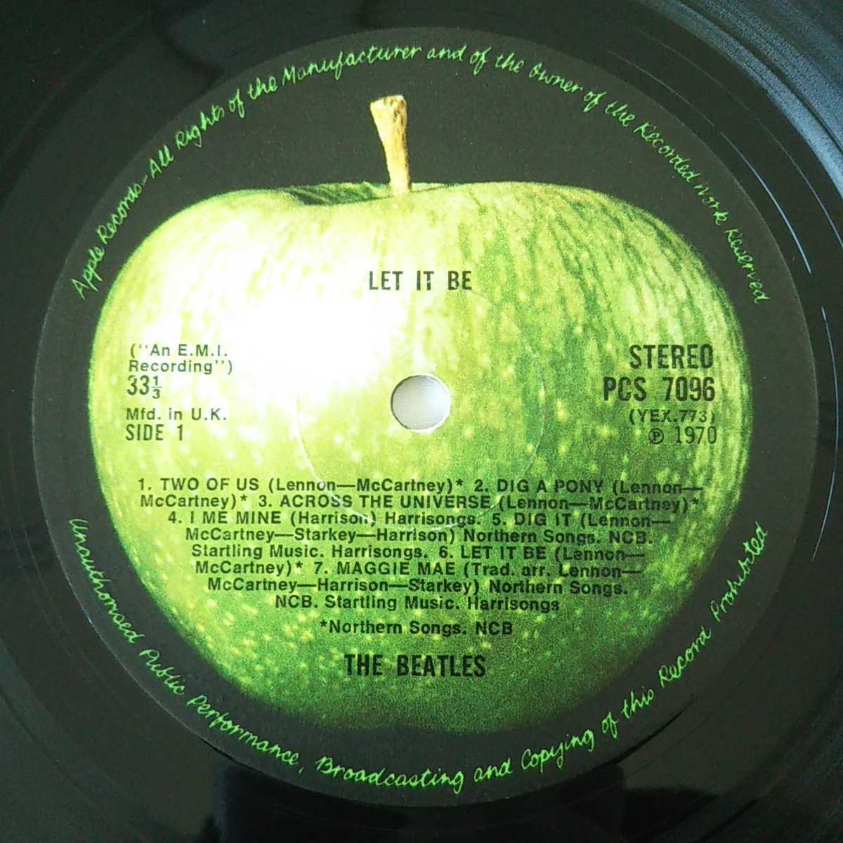The - ⁄ Be レコード評議会 BeatlesUK盤(2U) Let It B-SELS