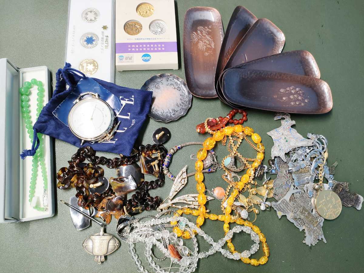 007 遺品整理品 アクセサリー ネックレス 時計 べっ甲 など無選別 まとめ