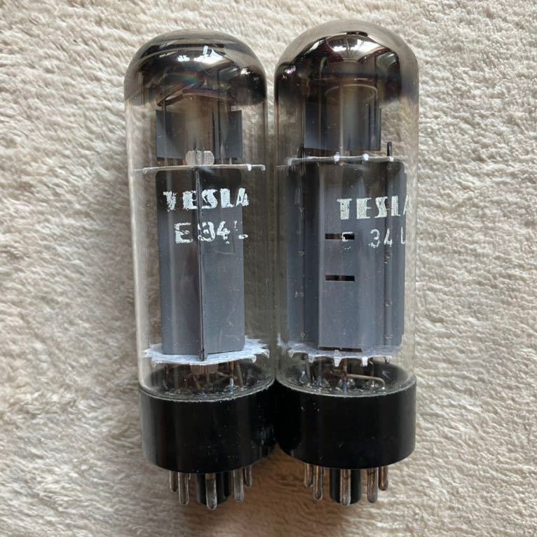 100円スタート！TESLA EL34 ペア 6CA7 ビンテージ真空管