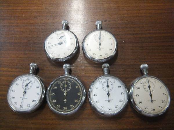 精工舎 陸軍航空部照準具用 ストップウォッチ 6個(手巻き)｜売買され 