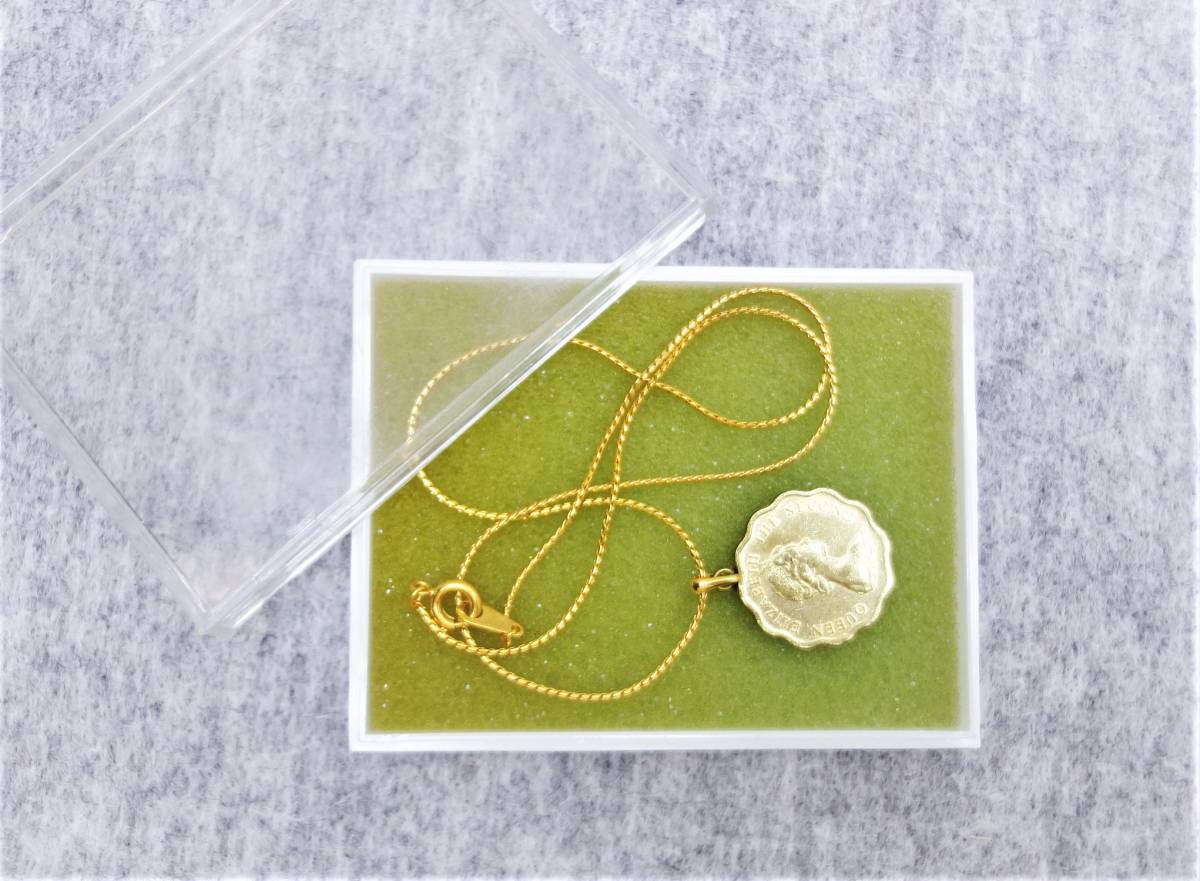 香港 20セント硬貨 エリザベス2世 コインネックレス TWENTY CENTS 1977 HONG - KONG／QUEEN ELIZABETH  THE SECOND ペンダント 古品の入札履歴 - 入札者の順位