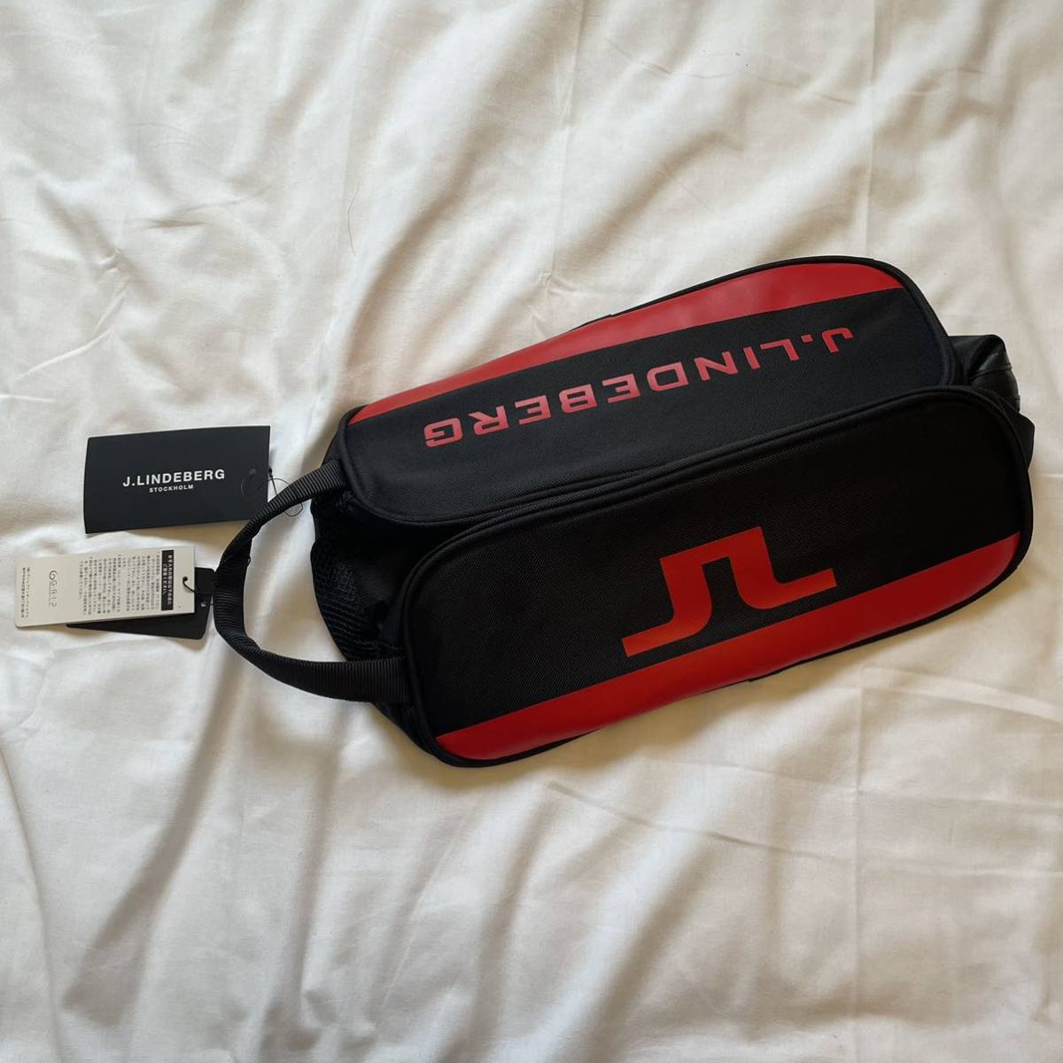 J.LINDEBERG（J.LINDEBERG）ゴルフ シューズケース 未使用 新品 J.LINDEBERG シューズ ケース ゴルフ j リンドバーグ 未使用 タグ