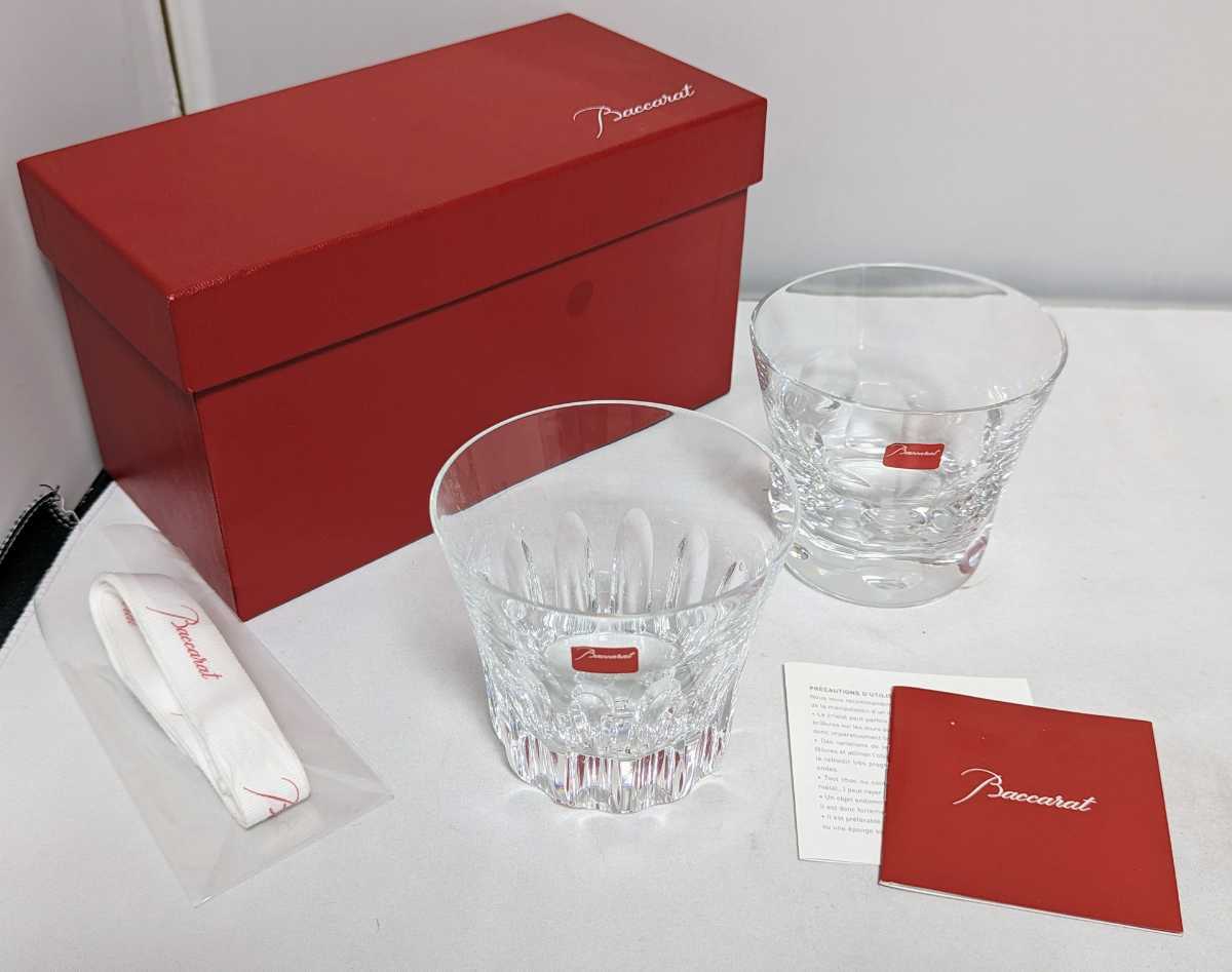  品 Baccarat バカラ ロックグラス ペアセット クリスタルガラス/食器/外箱 11084(バカラ)｜売買されたオークション情報、yahooの商品情報をアーカイブ公開 - オークファン バカラ