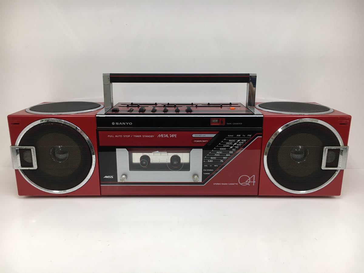 SANYO ラジカセ サンヨー MR-Q4 希少 レトロ 動作OK - ジャンク レトロ