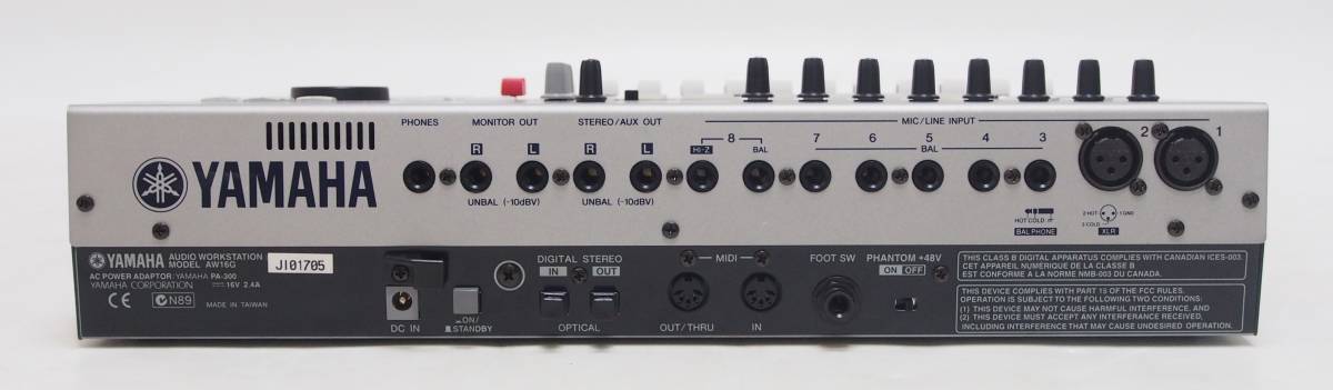 YAMAHA】プロフェッショナルオーディオワークステーションAW16G【送料